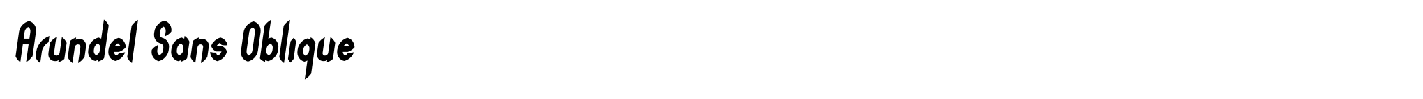 Arundel Sans Oblique image